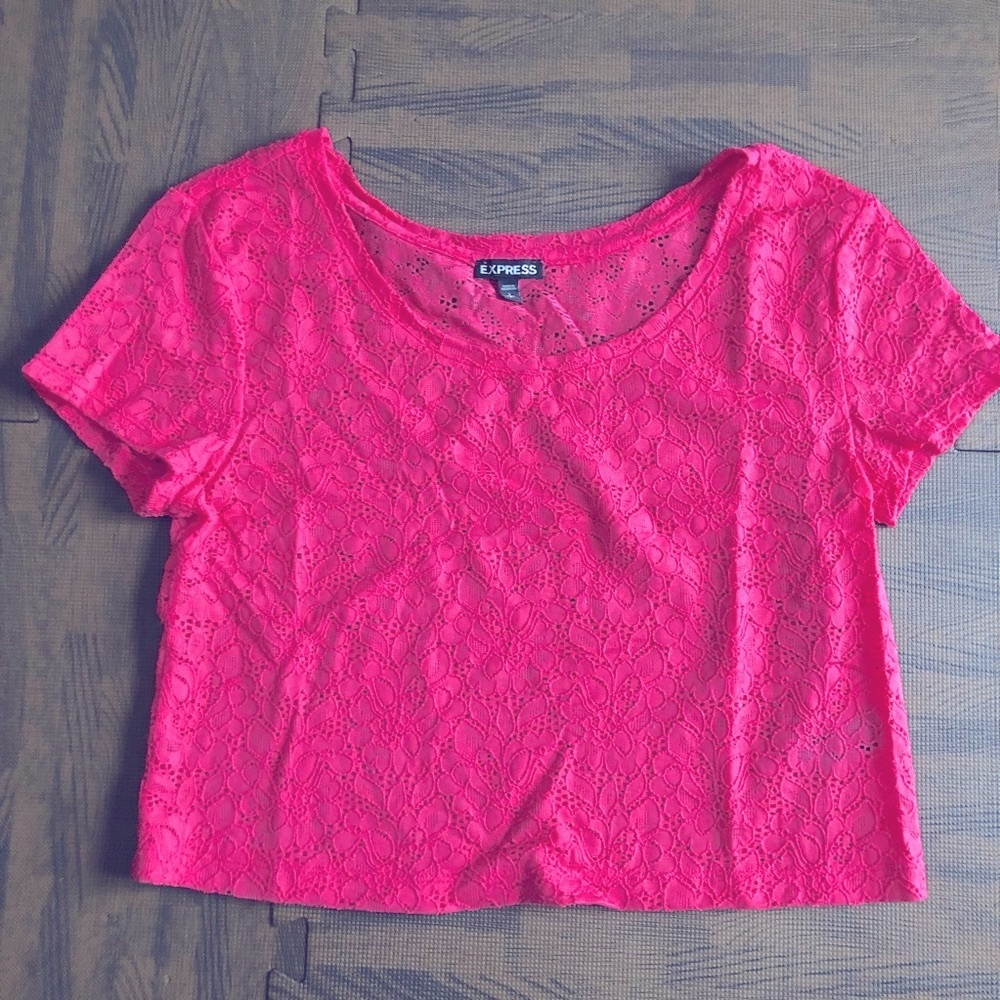 Like New! | Express | Lace Crop Top